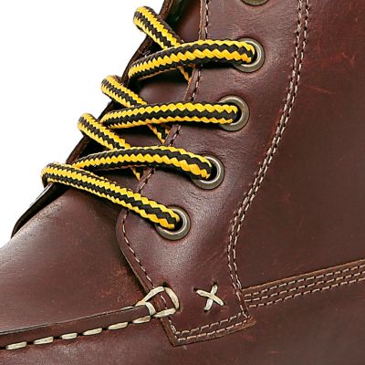 Boys brown leather hiker boots